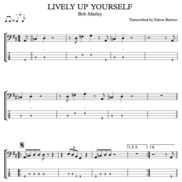 Edson Barreto Bass Bass Scores And Tabs Hotmart Space